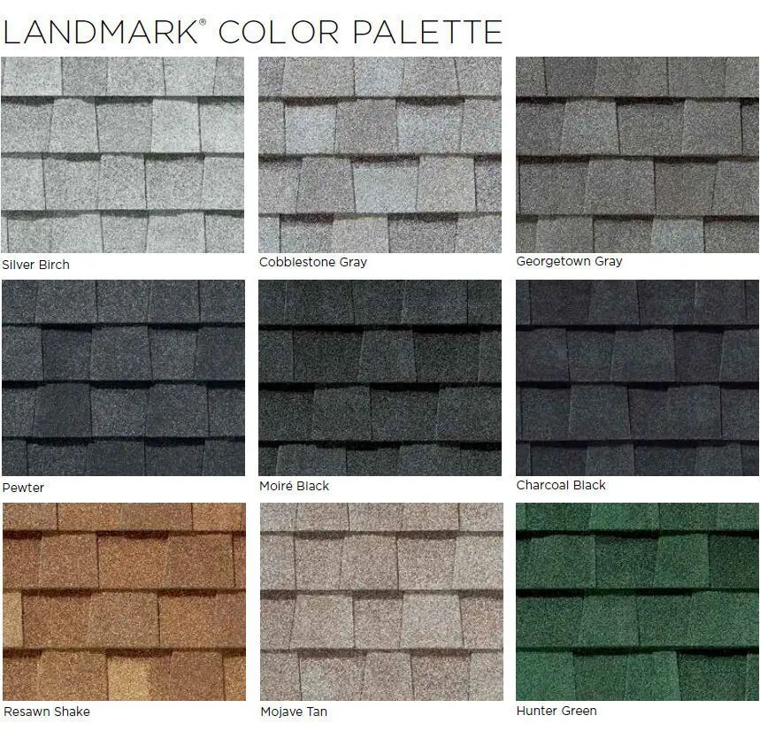 Certianteed shingle colors