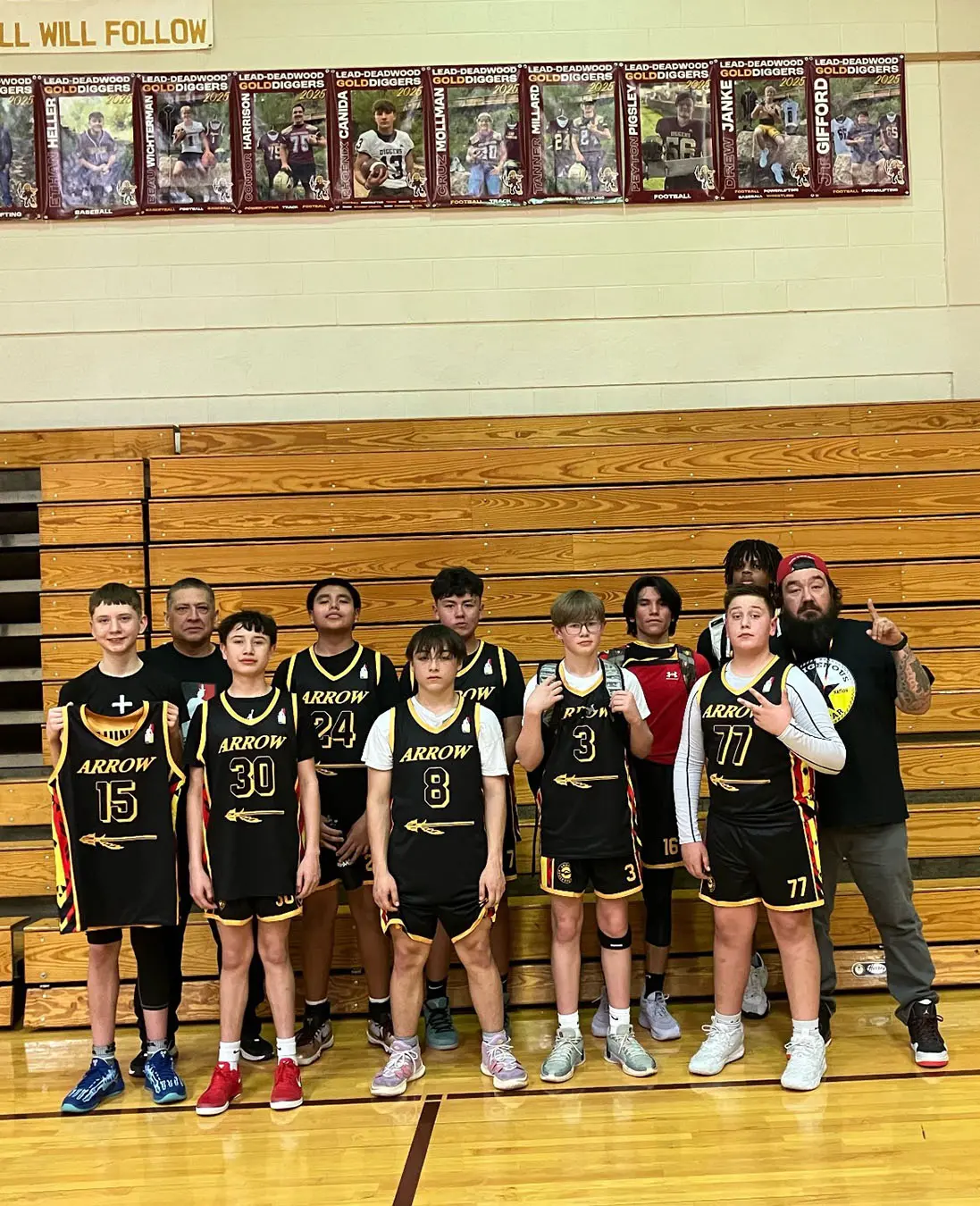 Youth basketball team sponsorship Superior Siding
