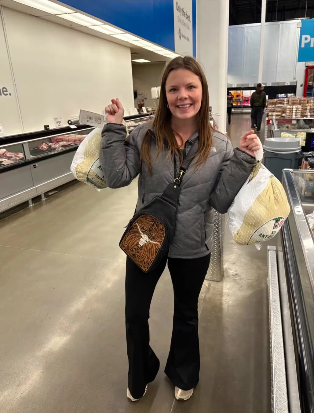 Superior Siding Employee Picking Our Turkeys to Donate