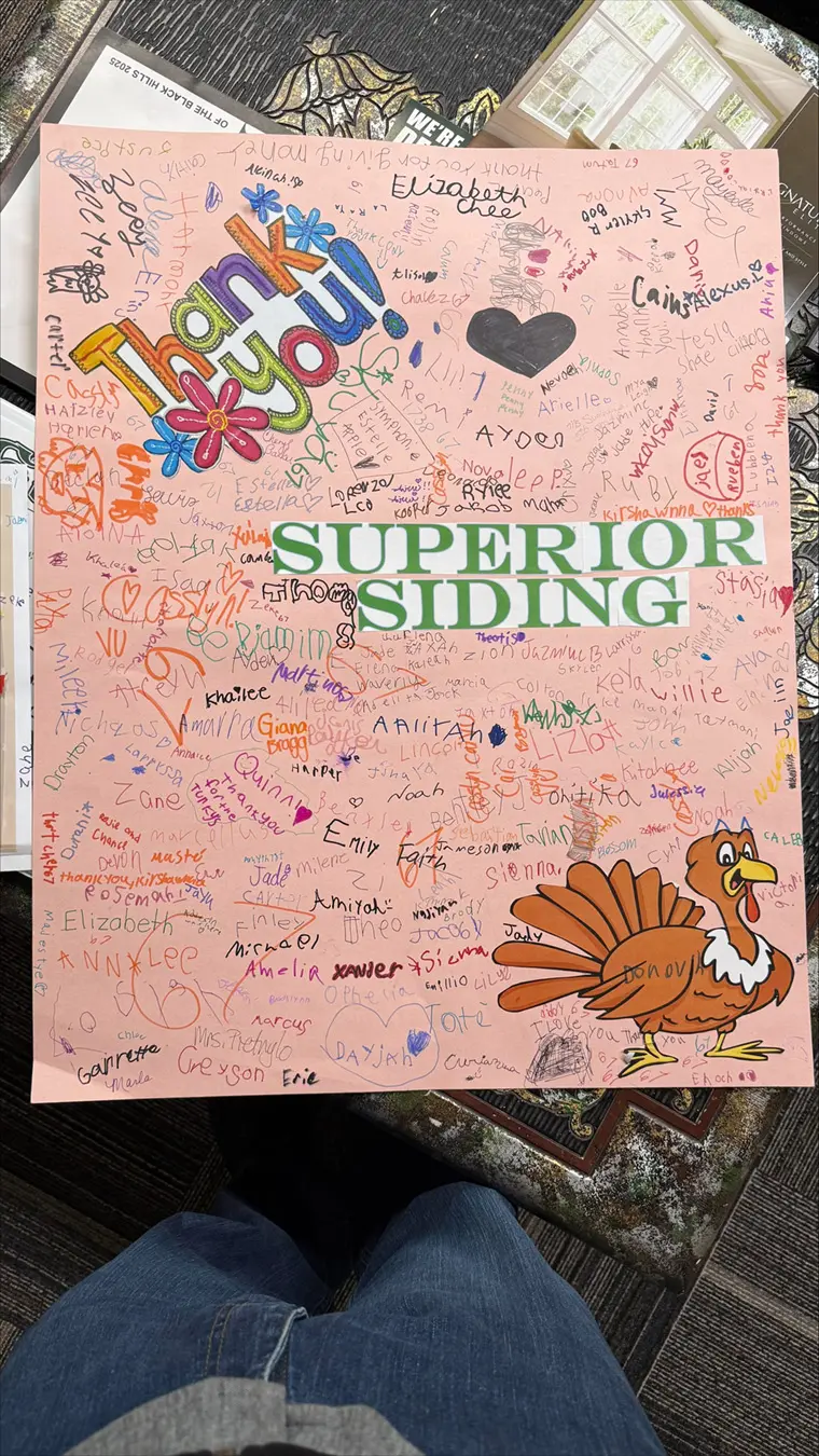 Thank You Card from Local Rapid City School