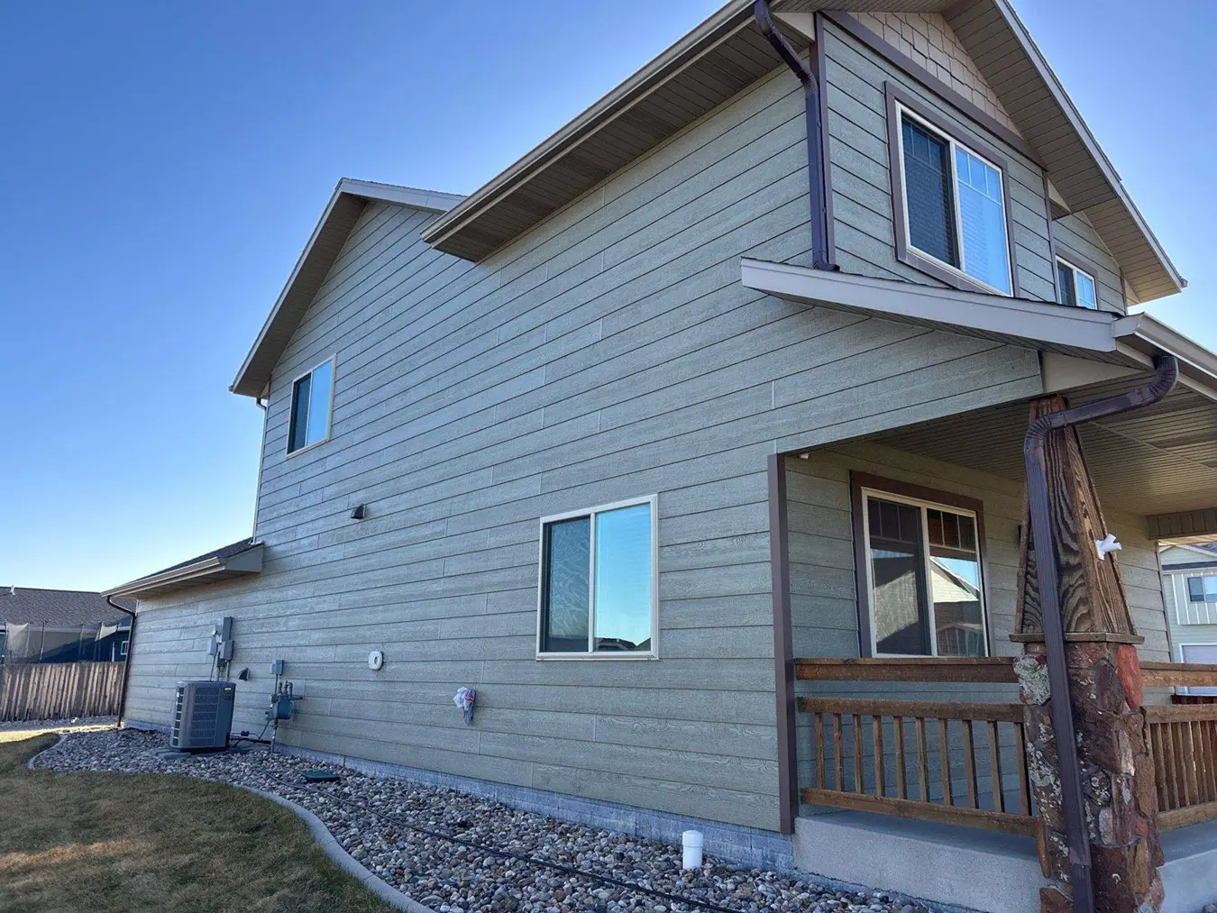 Siding Repair Example Photo 2 - Wide Shot