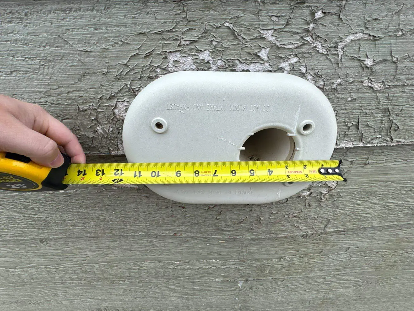 Siding Repair Example Photo 5 - Measurements
