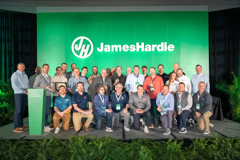 james hardie service excellence award Winners Superior Siding