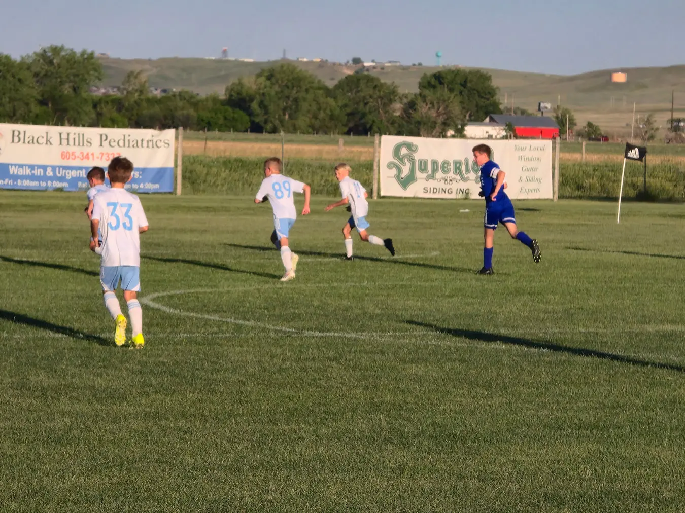 Superior Siding banner sign at Soccer Field in Rapid City 2