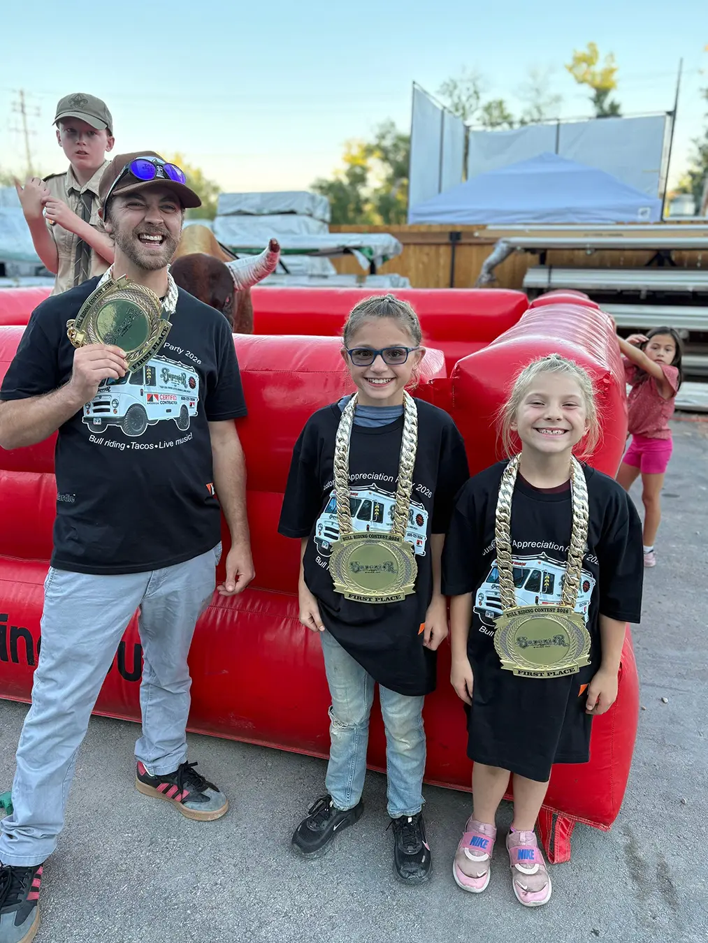 Kids Having fun at the Superior Siding Customer Appreciation Party