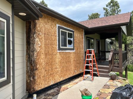 South Dakota Home before Exterior Repair